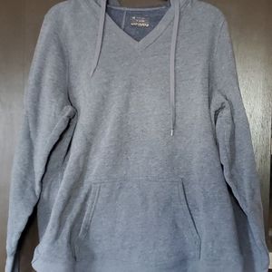 Gray super comfy hoodie fleece lined